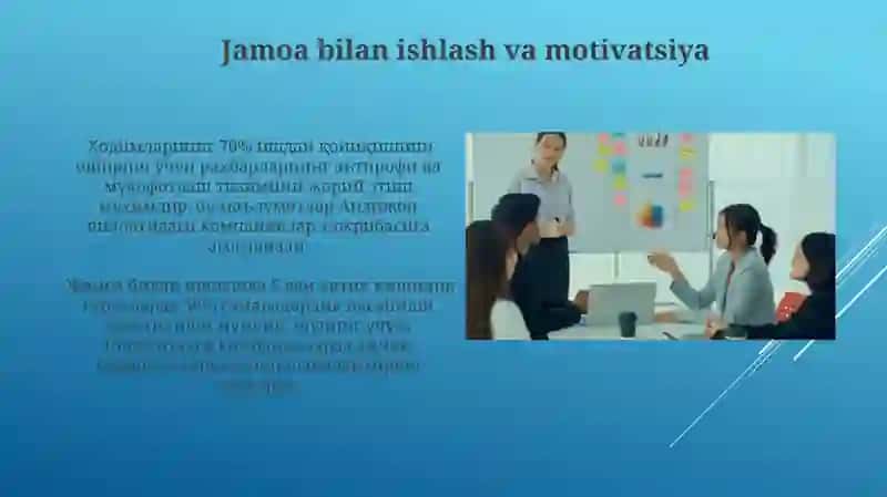 Menejment funksiyalari, uslublari va texnologiyalari 4