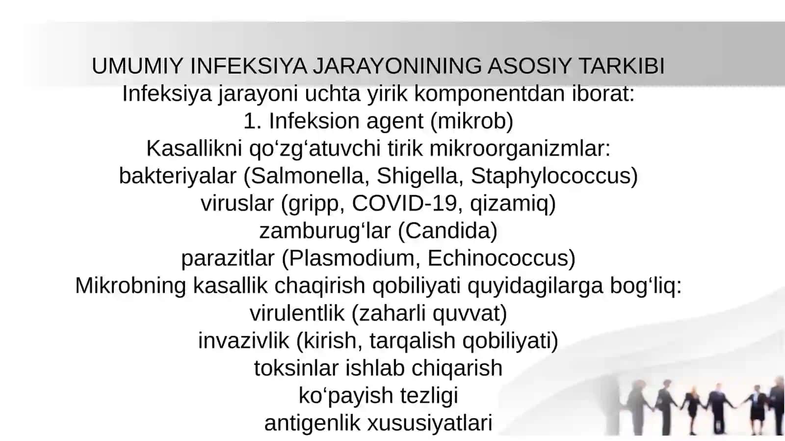 Umumiy infeksaya jarayoni haqida tushuncha 4