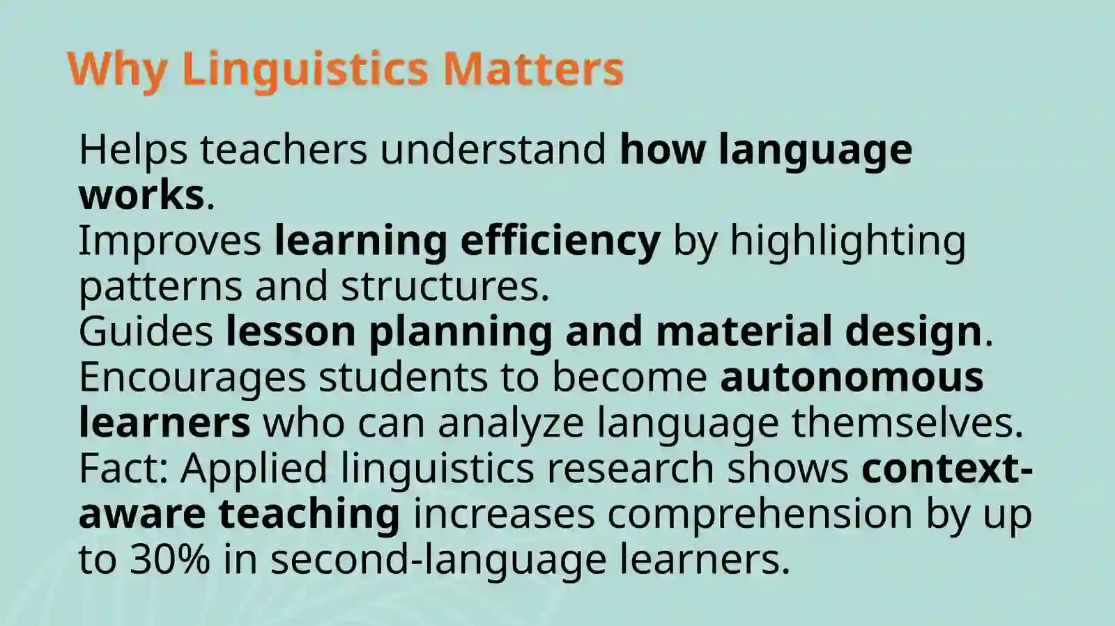 Linguistics 4