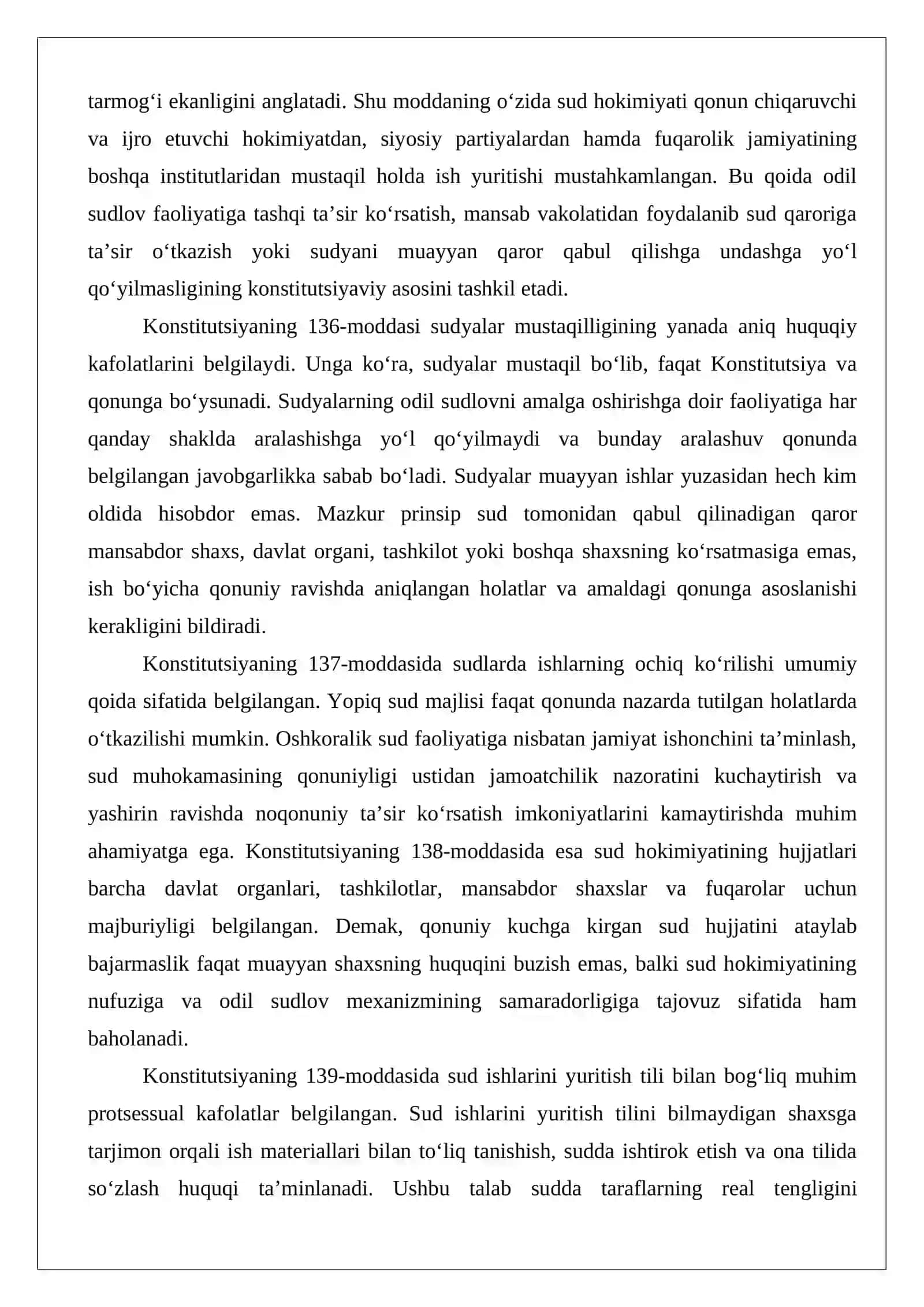Odil sudlovga qarshi jinoyatlar 4
