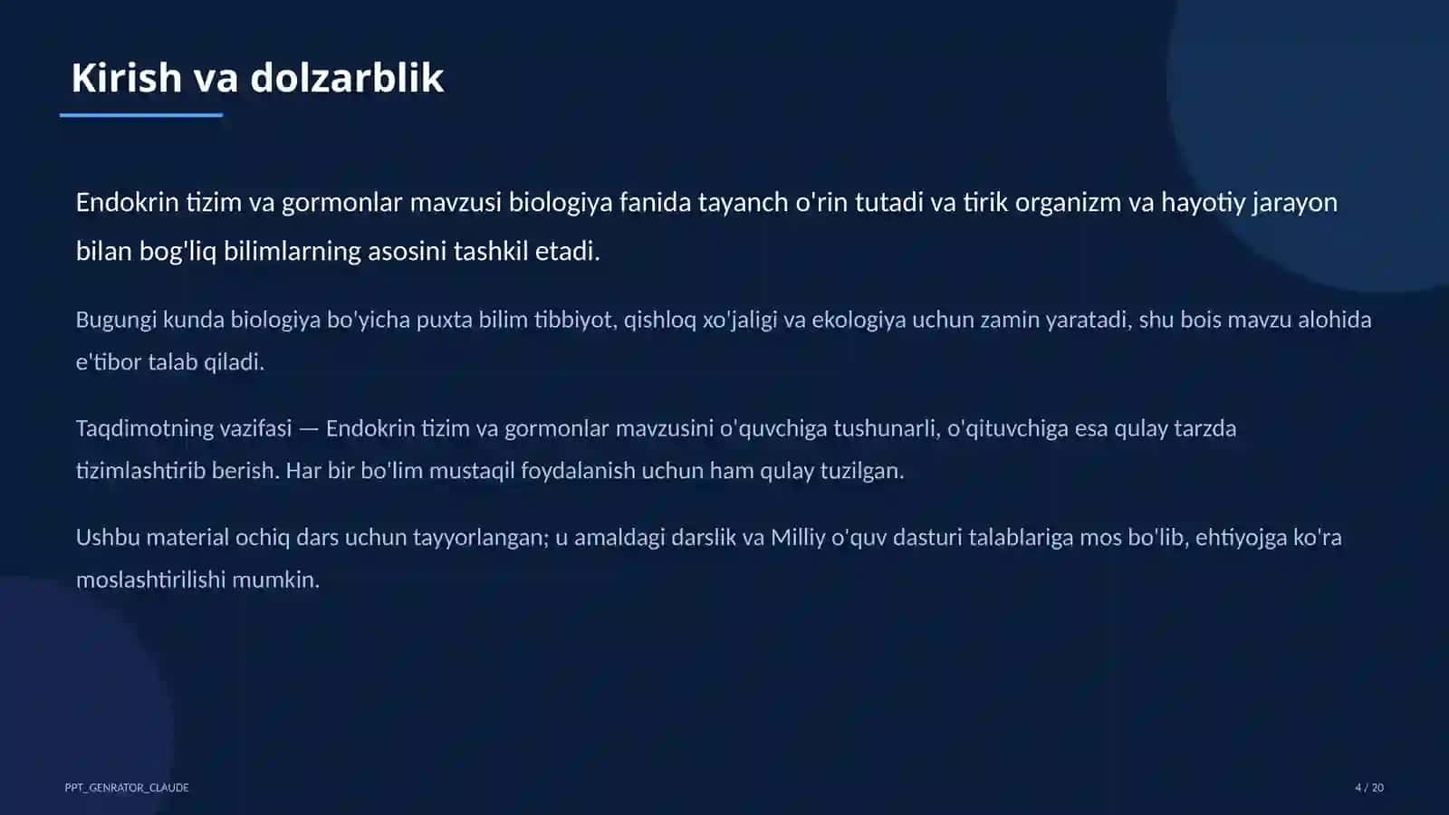 Endokrin tizim va gormonlar (8-sinf) 4