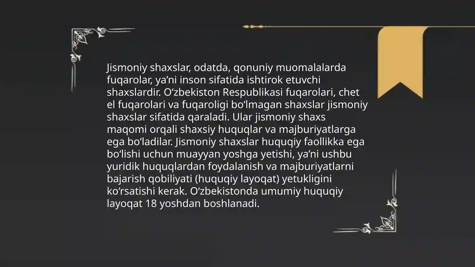 Soliq to'lovchilarning turi 4