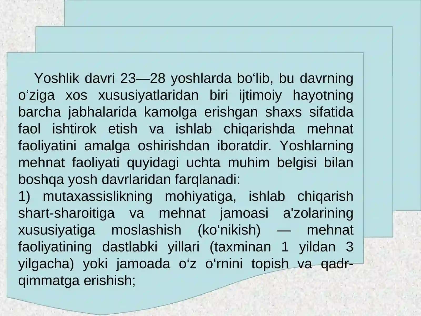 YOSHLIK VA YETUKLIK DAVRINING PSIXOLOGIK XUSUSIYATLARI 4