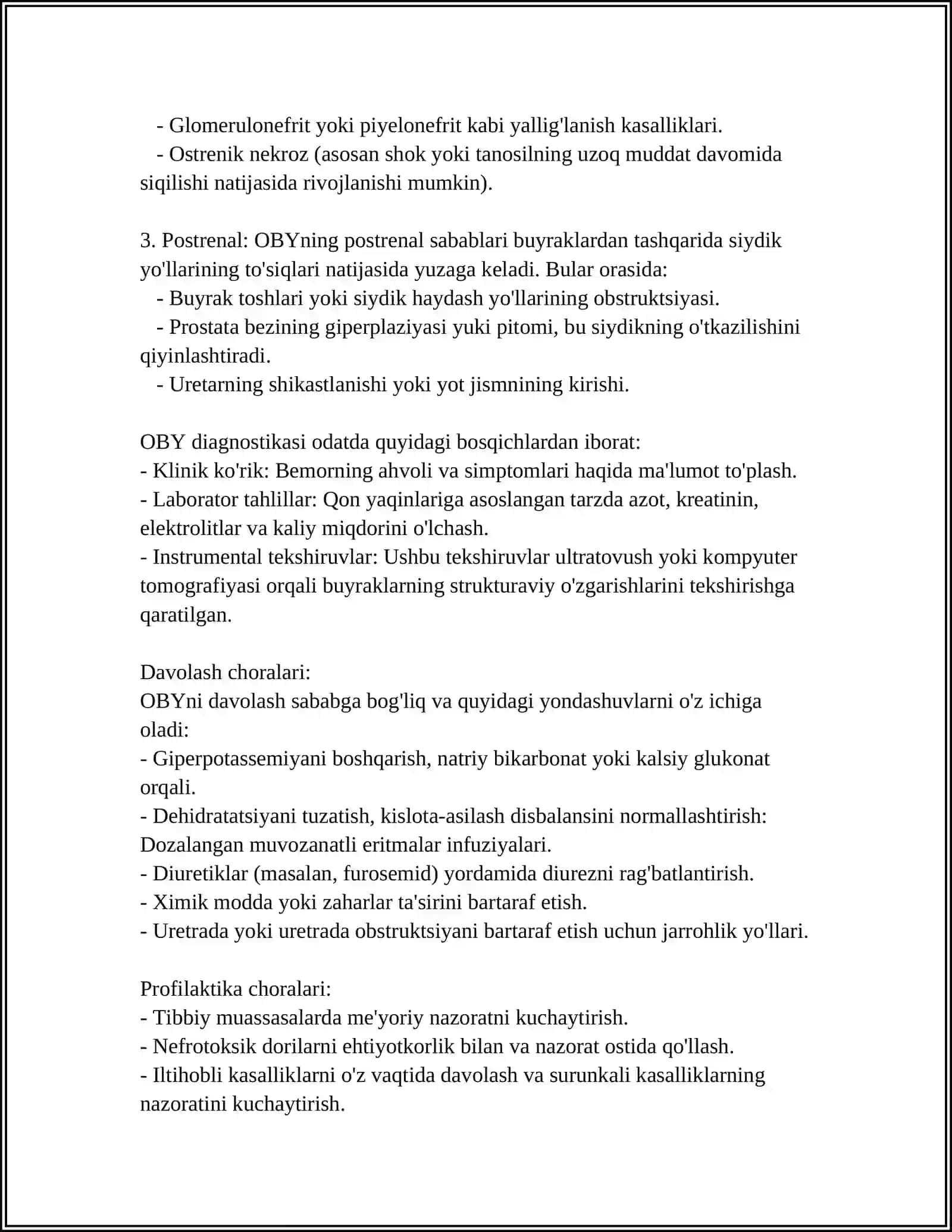 BUYRAK VA SIYDIK AJRATISH KASALIKLARI 4