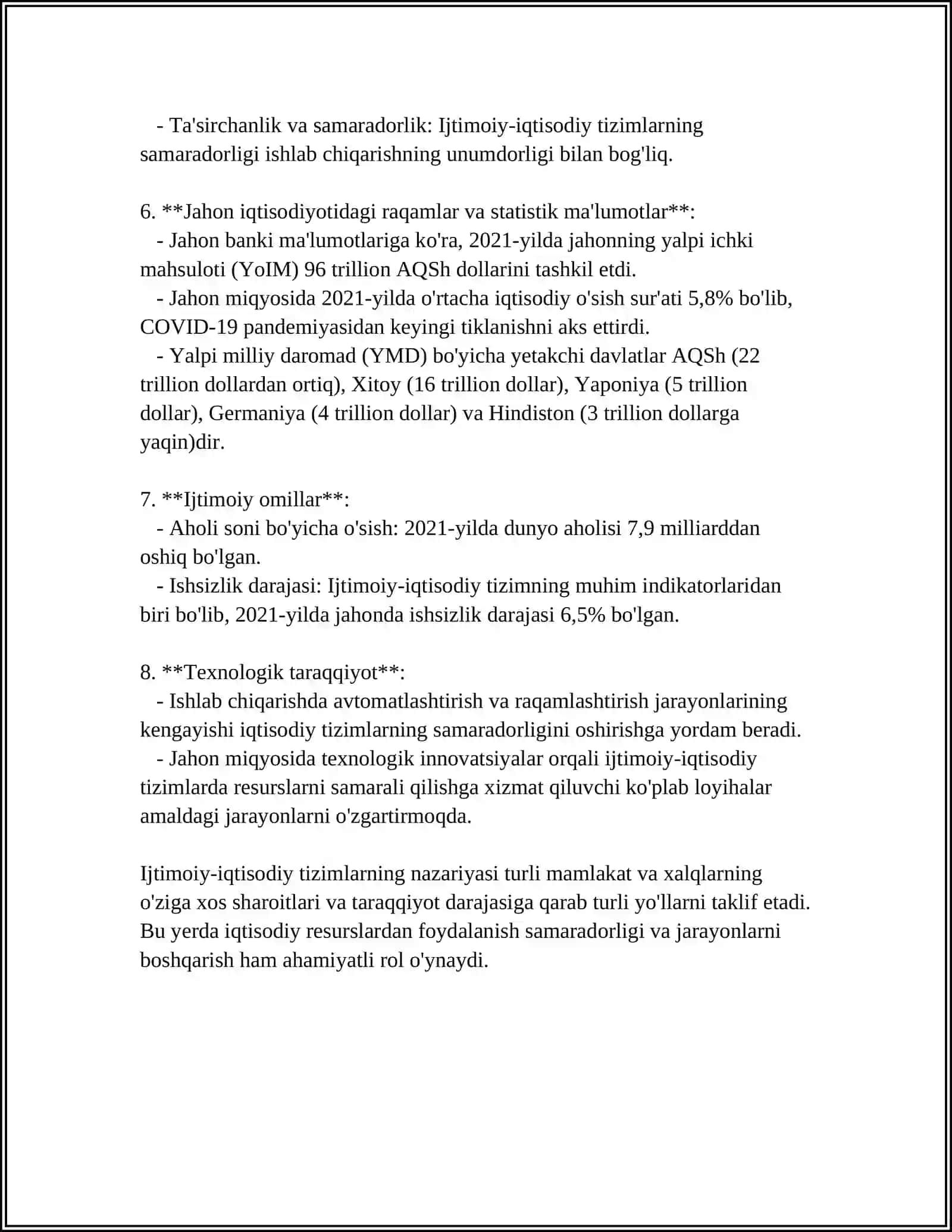 Ijtimoiy-iqtisodiy tizimlar nazariyasi 4