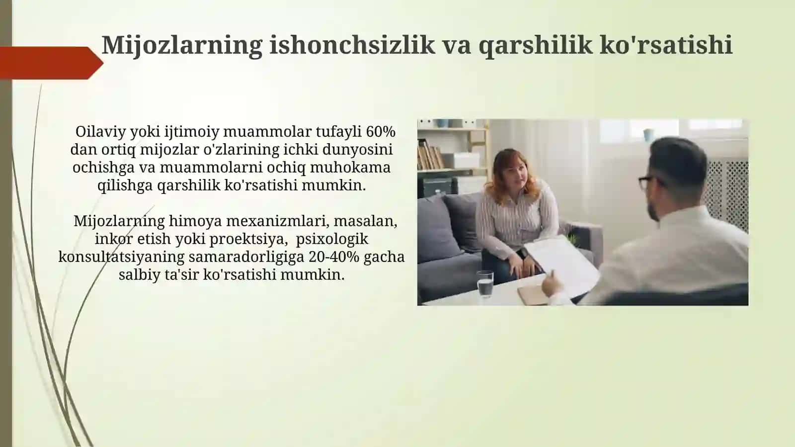 Psixologik konsultatsiyaning maxsus muammolari 4
