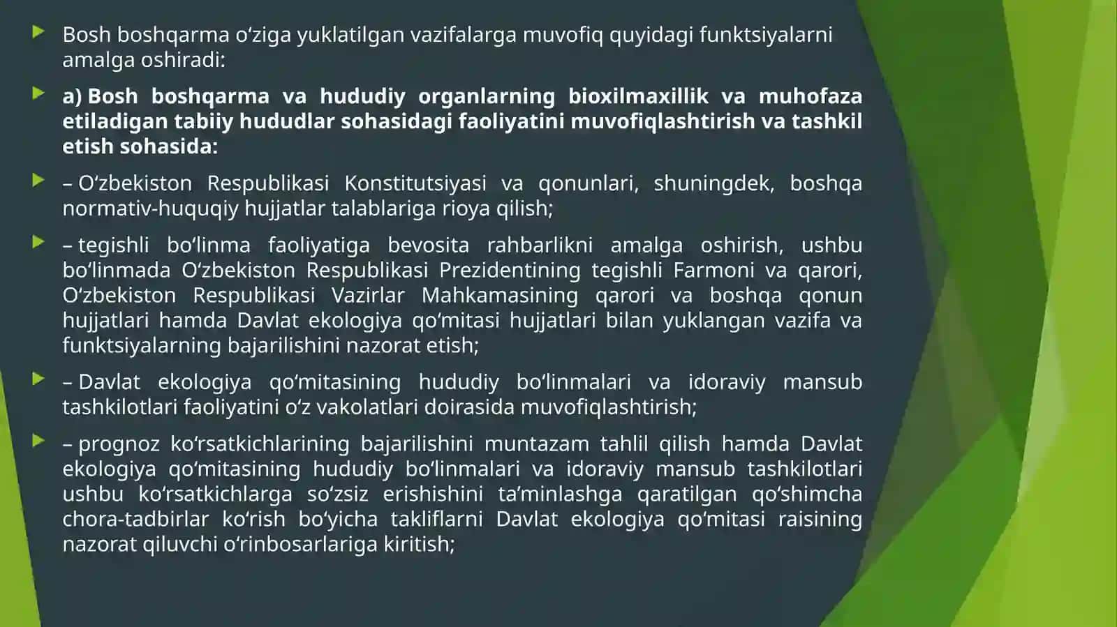 DEFEKTALOGIYA 5- EKALOGIYA FANI: XAYVONOT VA O’SIMLIK DUNUYOSINI MUHOFAZA QILISH 4