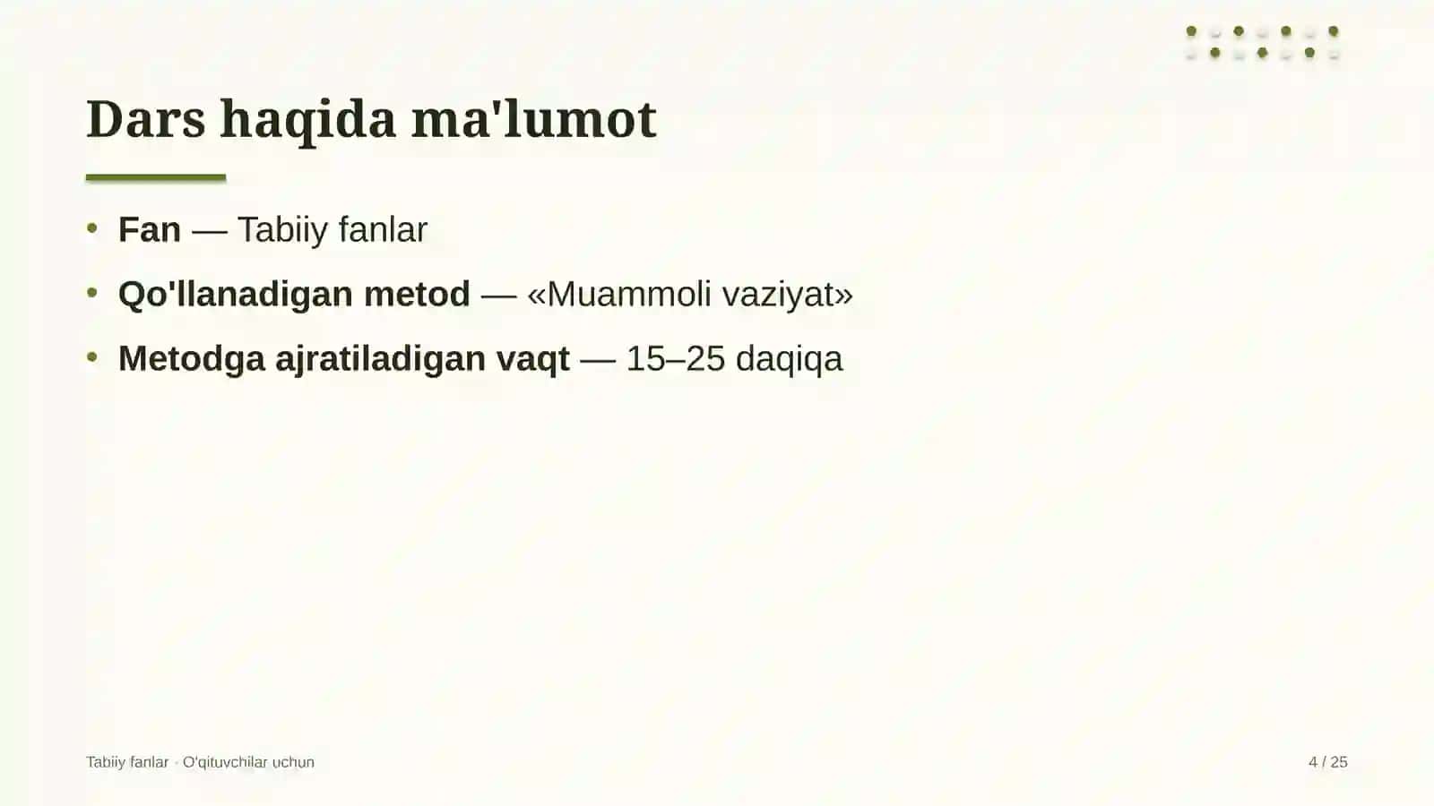 tabiiy fanlar darslarida muammoli vaziyat metodidan foydalanish 5569 4