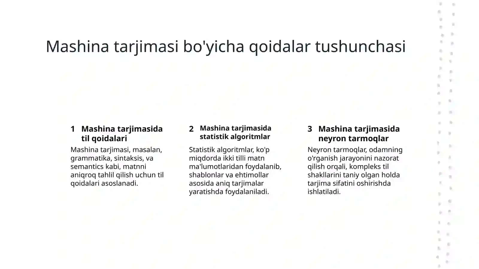 Qoidaga asoslangan mashina tarjimasi texnologiyasining lingvistik algoritmini yaratish (2) 4