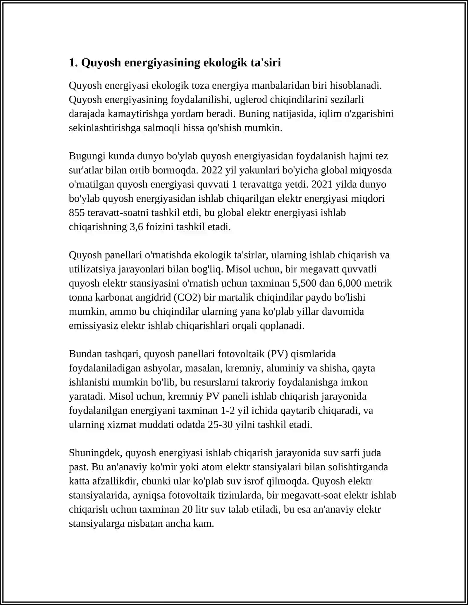 QAYTA TIKLANUVCHAN ENERGIYA MANBALARINING EKOLOGIK ASPEKTLARI 4