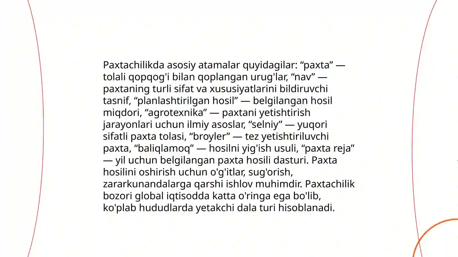 Ruscha-o‘zbekcha paxtachilik terminlari so‘zligi 4