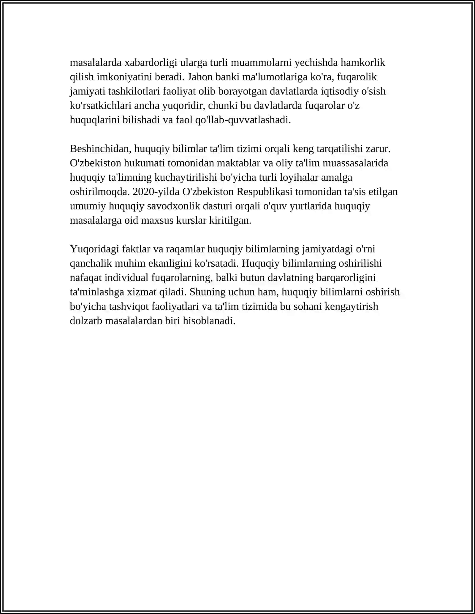 HUQUQIY MADANIYAT RIVOJJLANTIRISHNING AHAMIYATI 4