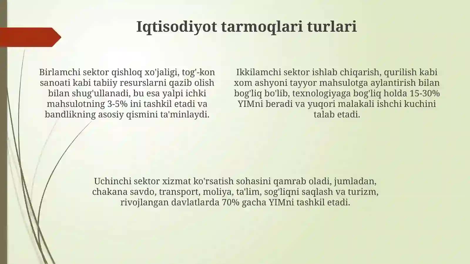iqtisodiyot tarmoqlari va ularning rivojlanish hususiyatlari 4