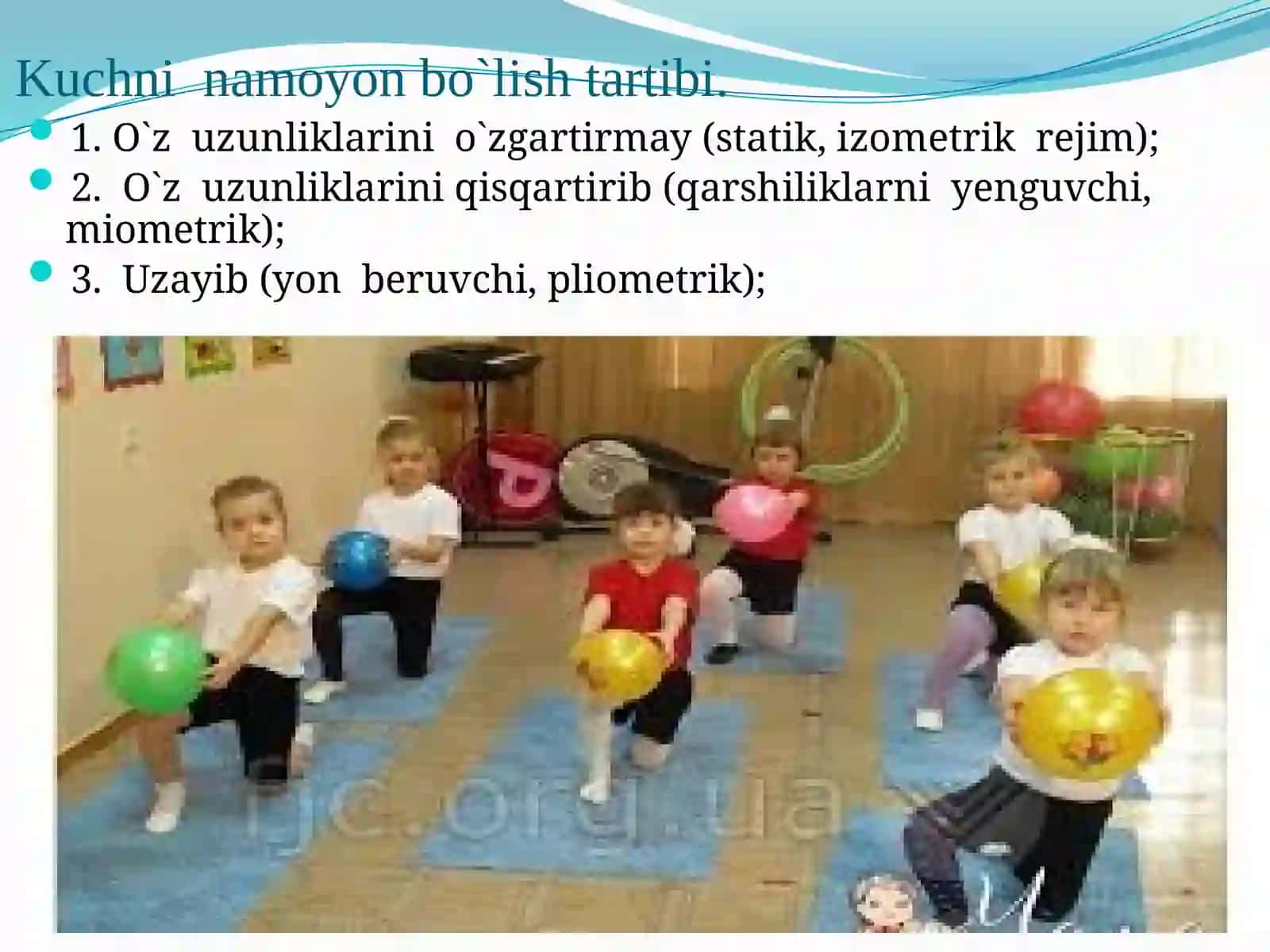 Bolalar vаo`smirlarning jismoniy sifatlarini rivojlantirish 4