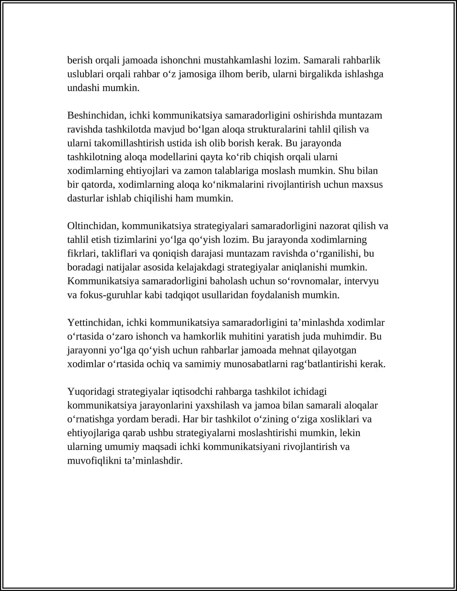 IQTISODCHINING MULOQOT ASOSIDA JAMOASINI BOSHQARISH USULLARI 4