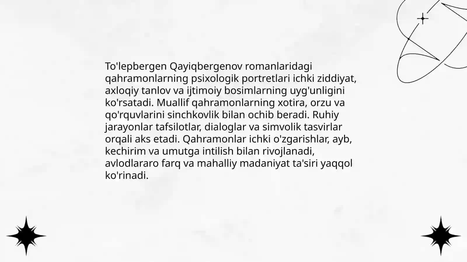 To'lepbergen Qayiqbergenov romanlari 4