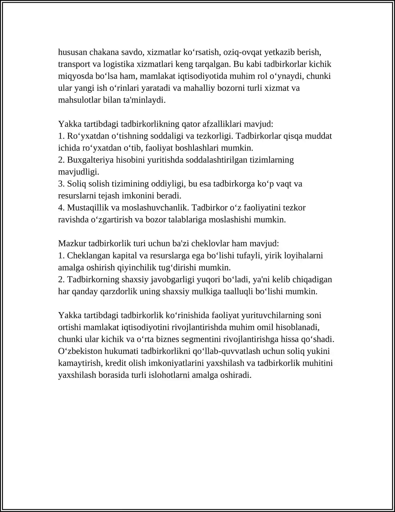 YAKKA TARTIBDAGI TADBIRKORLIK TUSHUNCHASI VA ULARNI SOLIQQA TORTISH JARAYONI 4