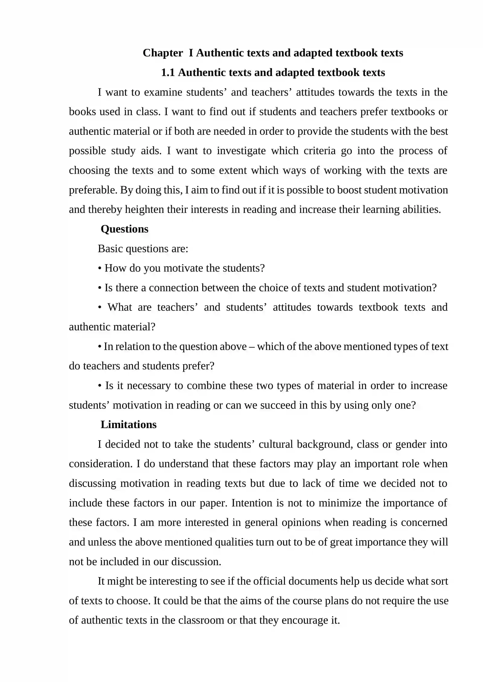 Students' attitudes towards authentic and non-authentic material in the ESP classroom 4