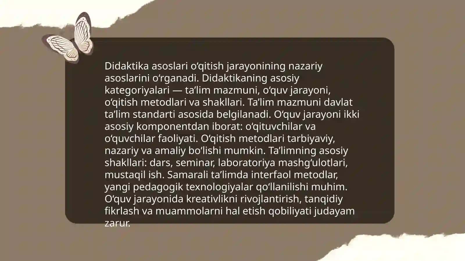 Pedagogik faoliyatni amalga oshirish uchun o‘qituvchi kasbiy tayyorgarligi 4