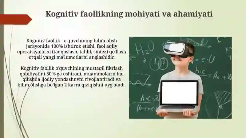 O‘quvchilarbilish faoliyati 4