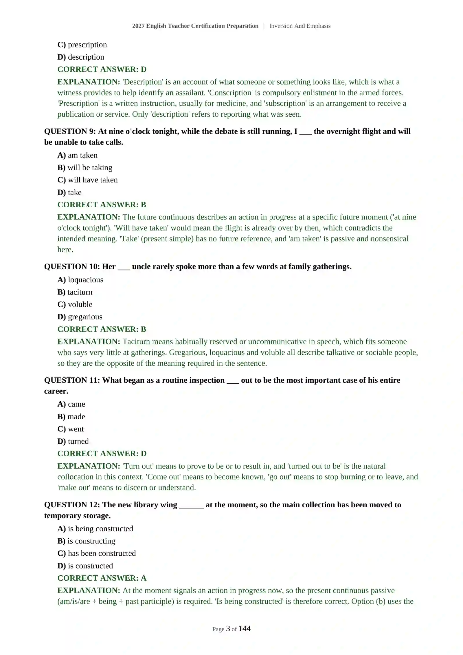 Inversion And Emphasis 4