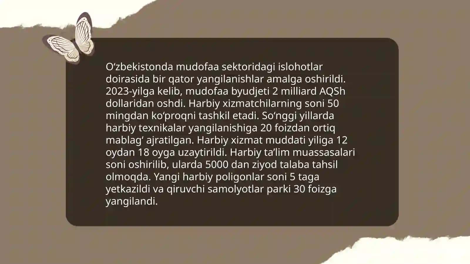 Mamlakatimiz xavfsizligi va mudofa salohiyatini kuchaytirish 4