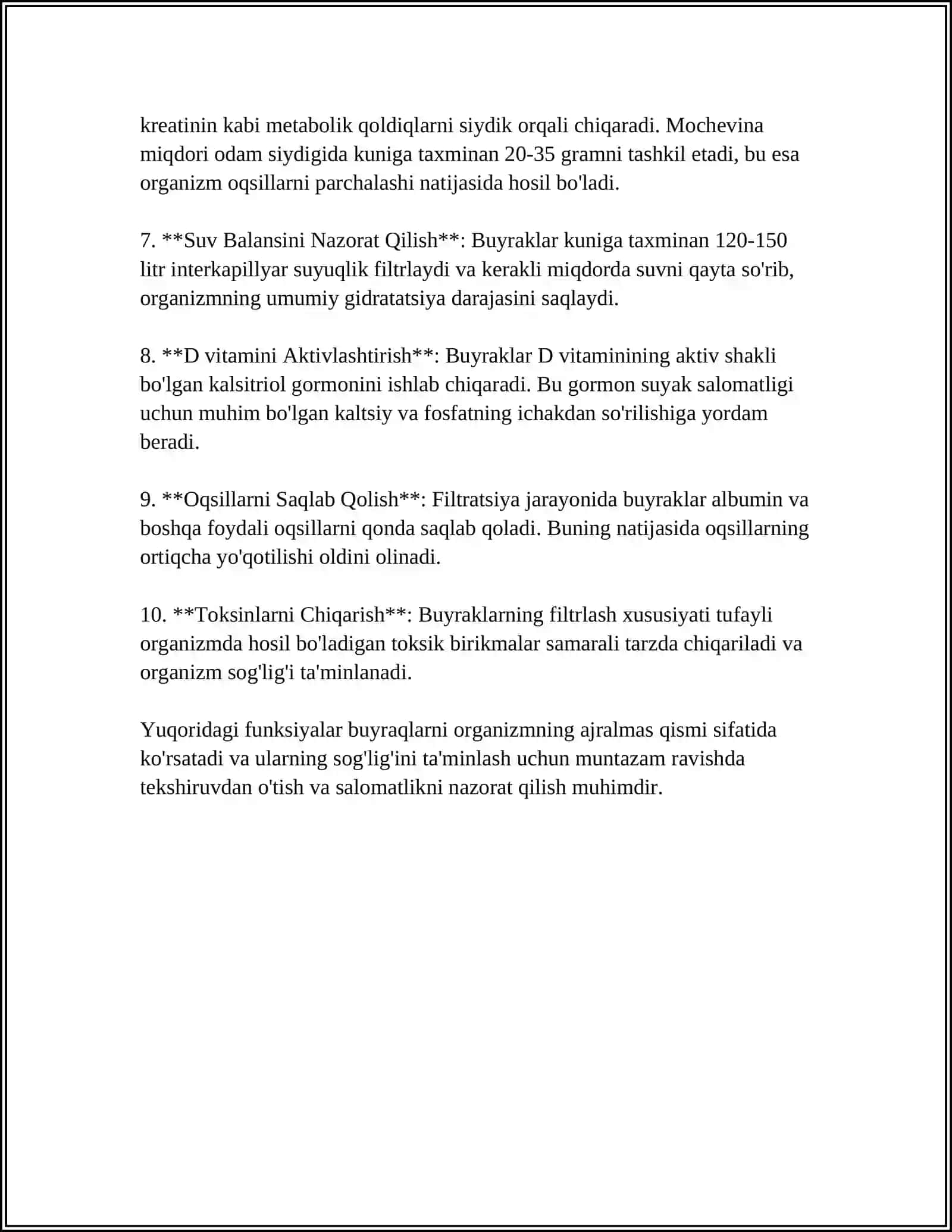 ARTERIAL BOSIMNING BOSHQARILUVIDA BUYRAKLARNING RO‘LI 4