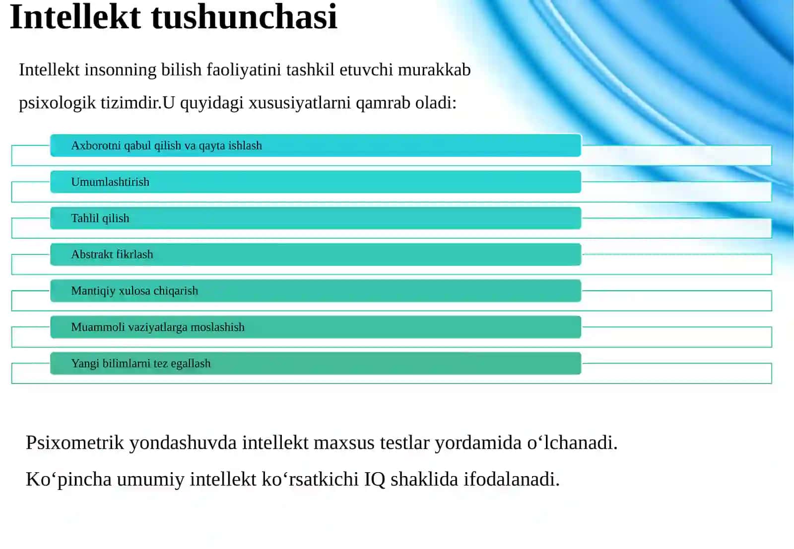 INTELLEKTNI PSIXOGENETIK TADQIQ ETISH 4