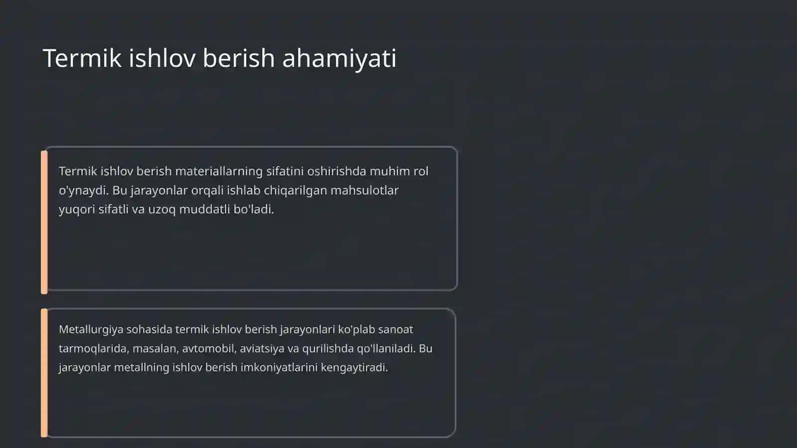Termik ishlov berish turlari 4