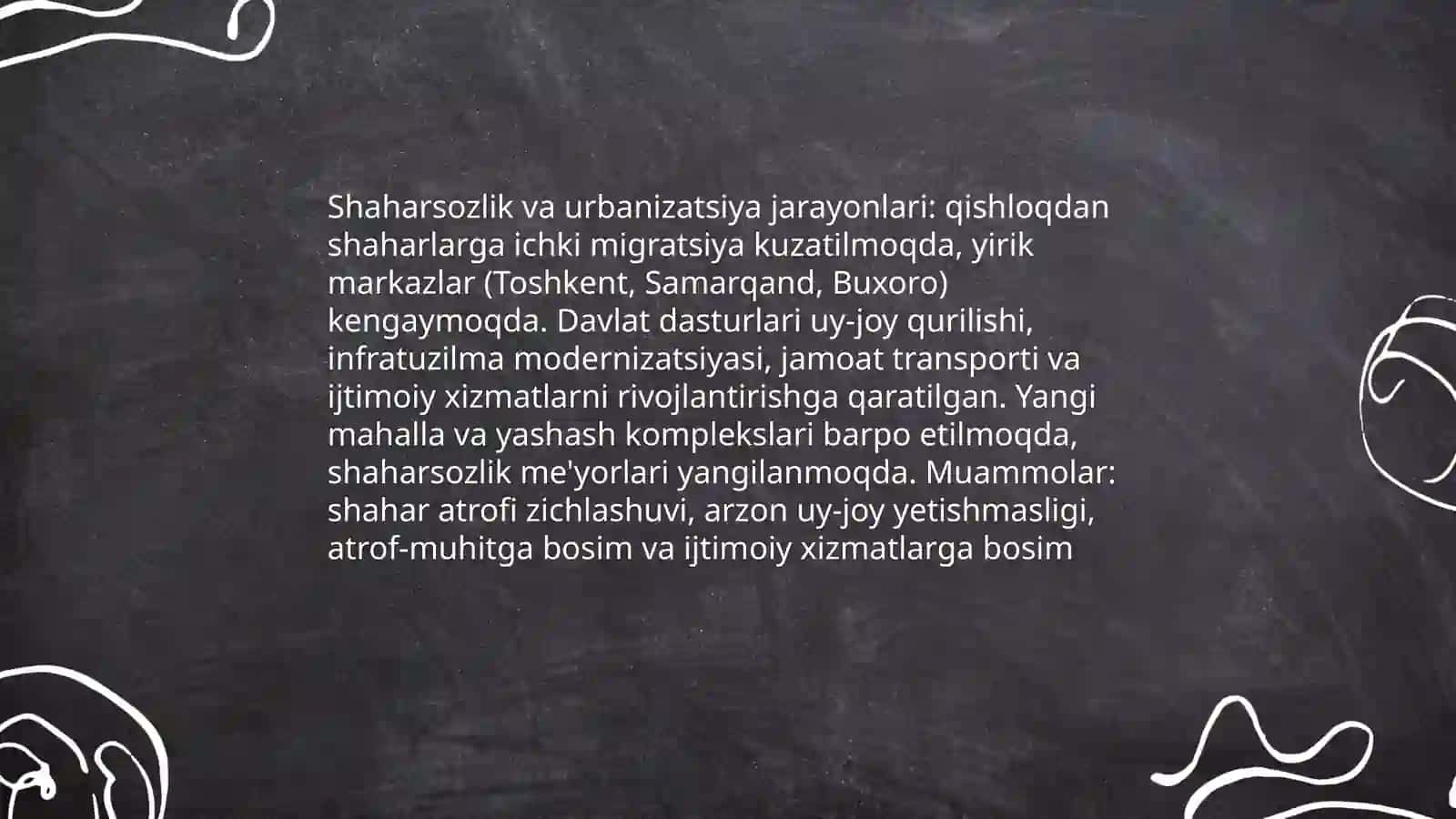 O'zbekiston Respublikasidagi Ijtimoiy o'zgarishlar 4