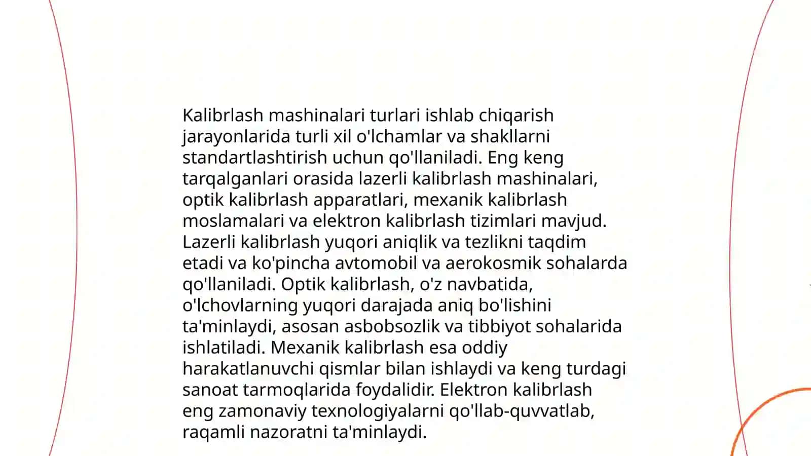 Meva va sabzavotlarni saralash,Kalibrlash mashinalari va ularni ishga tayyorlash tartibini oʻrganish 4