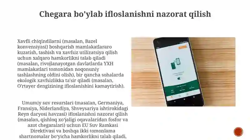 Global ekologik kelishuvlar 4