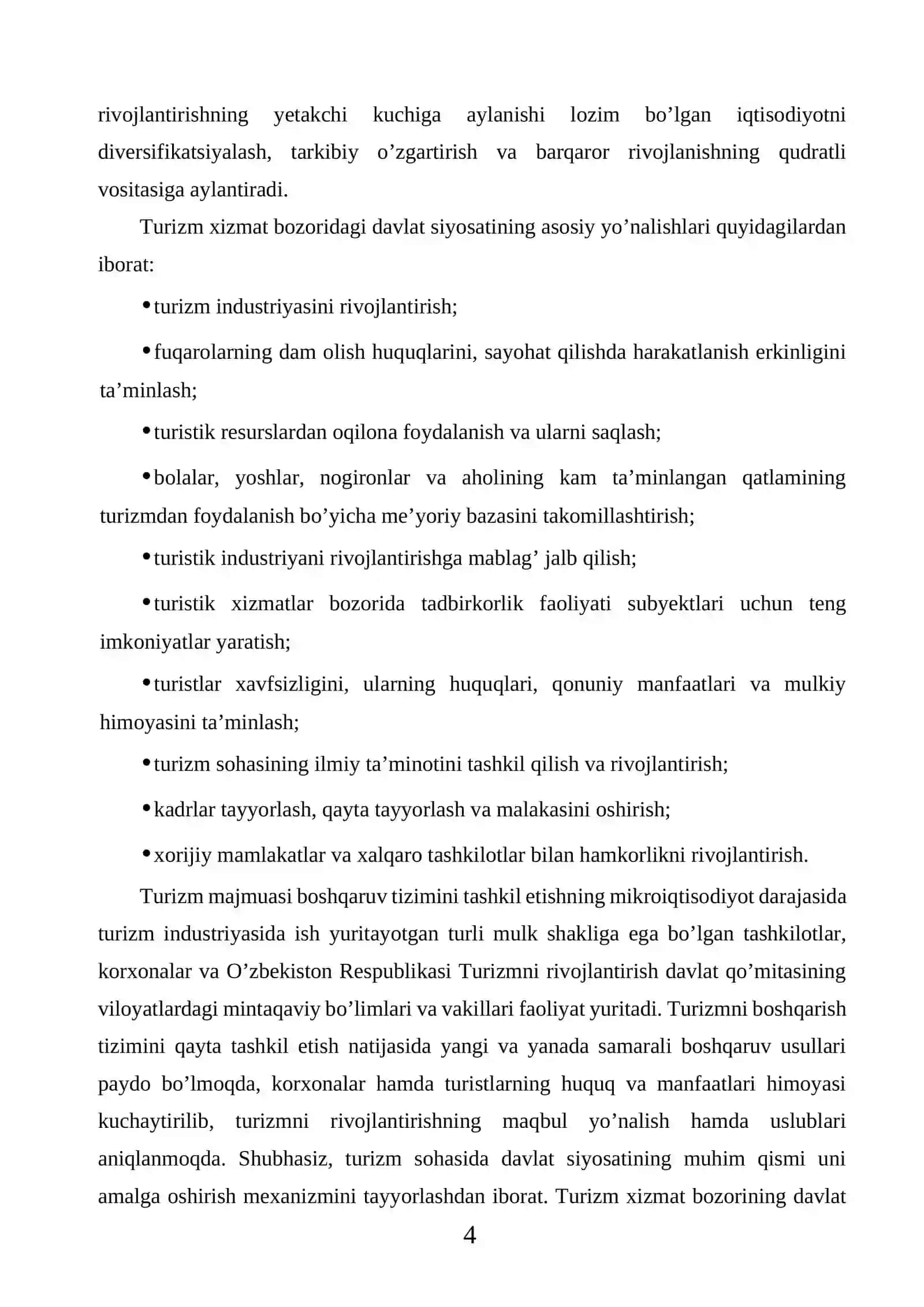 Turizm sohasini boshqarishning tashkiliy tuzilmasi va marketingi 4