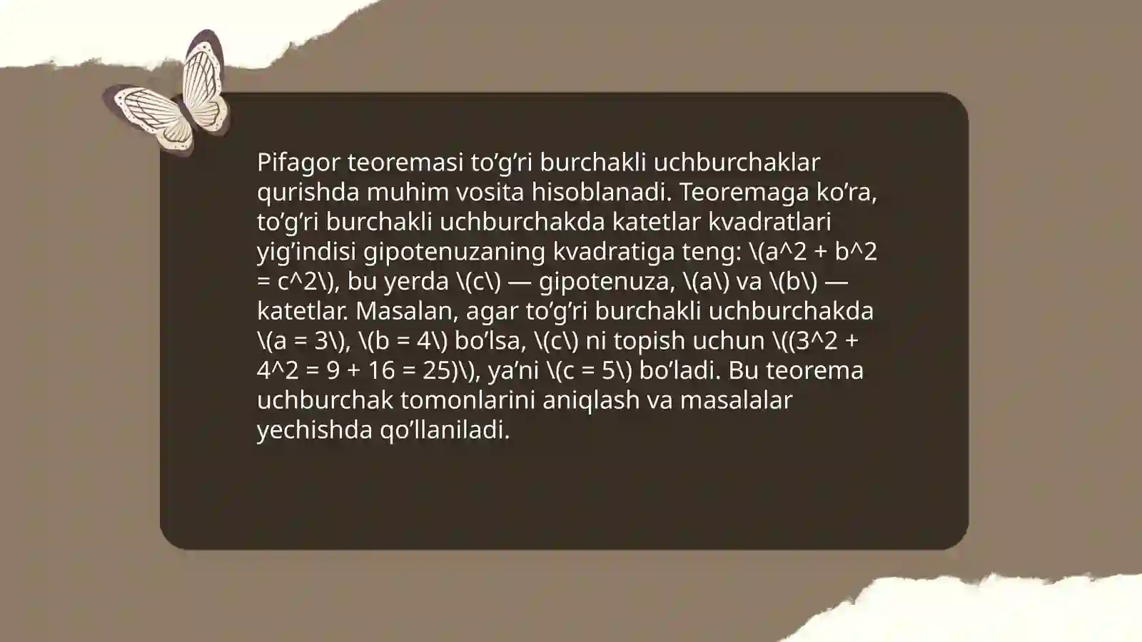Pifagor teoremasi 4