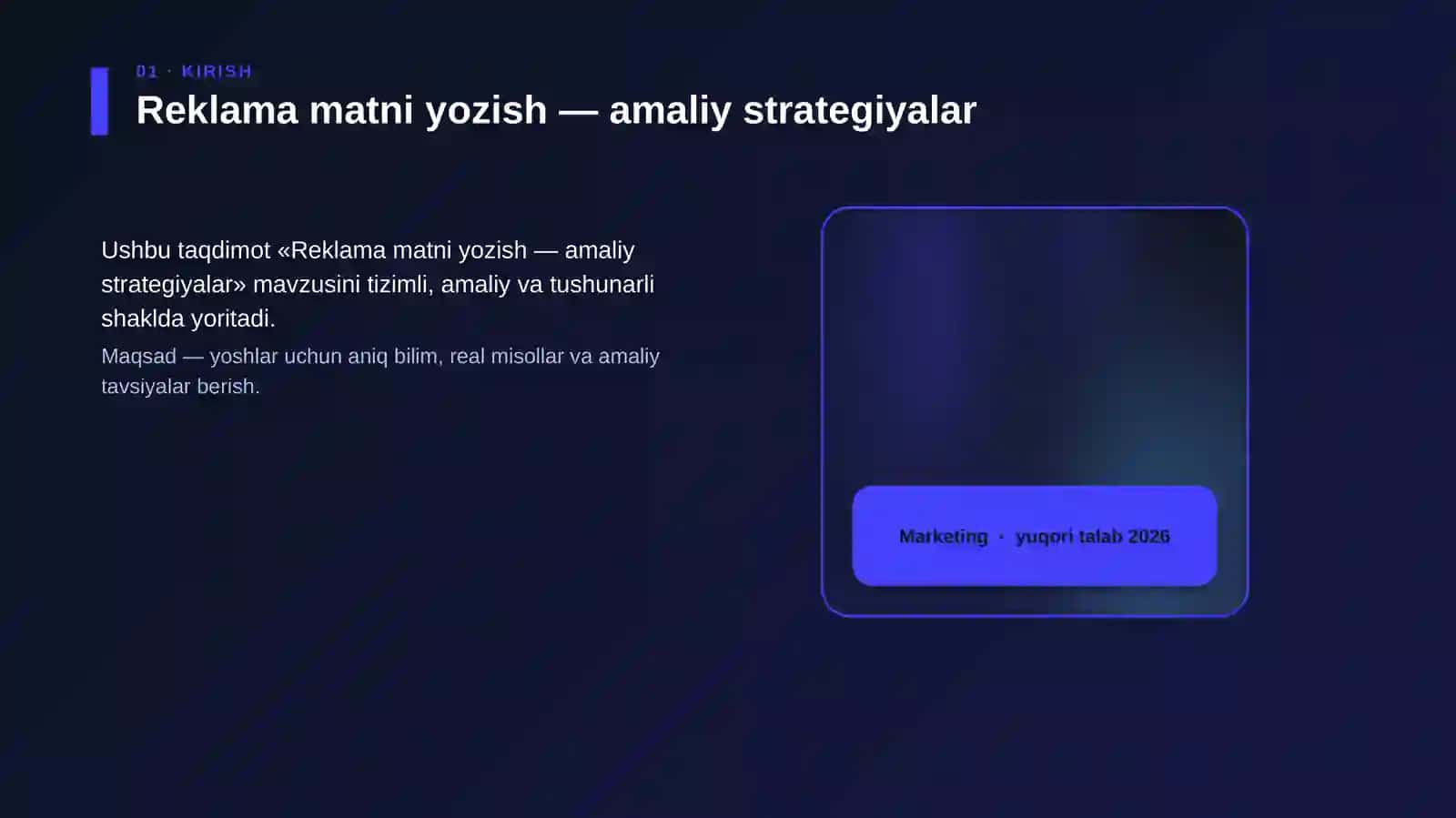 Reklama matni yozish — amaliy strategiyalar 4