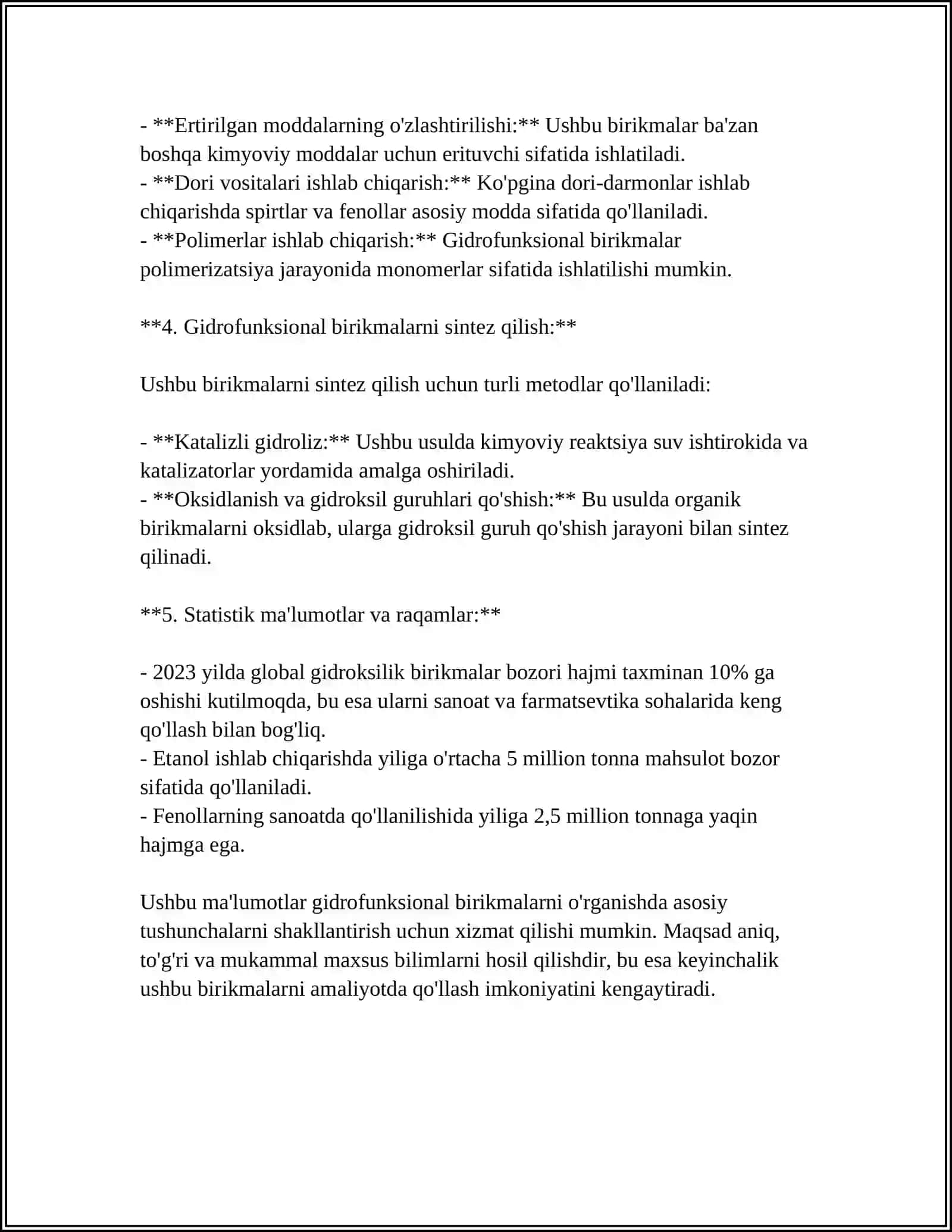 GIDROFUNSIONAL BIRIKMALAR 4