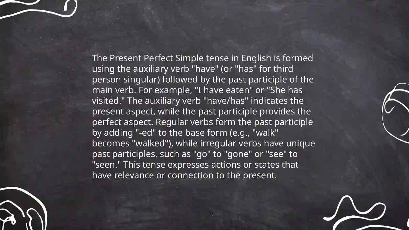 Present perfect simple 4