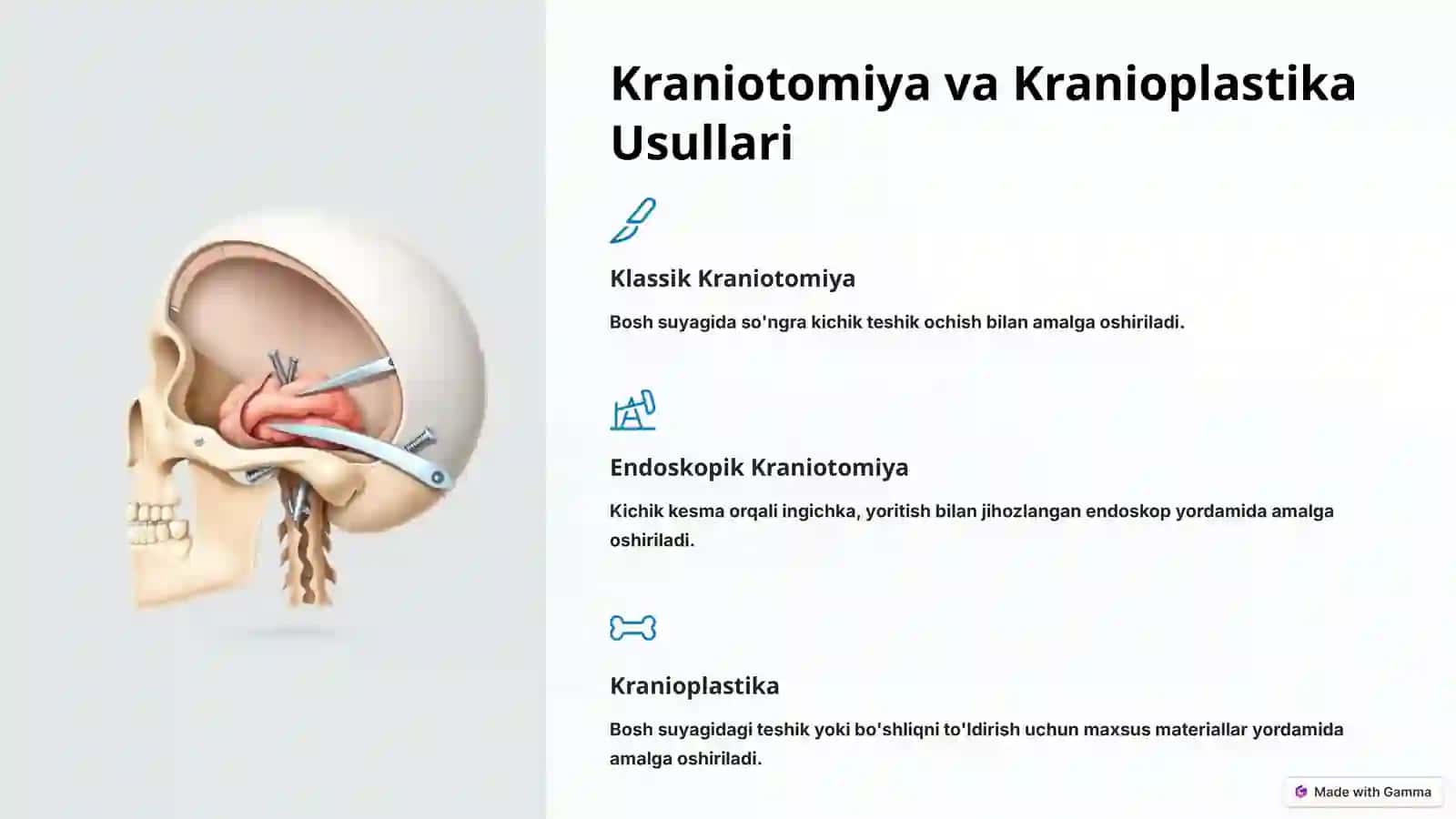 Neyroxirurgiyadagi Yutuqlar: Kraniotomiya va Kranioplastika 4