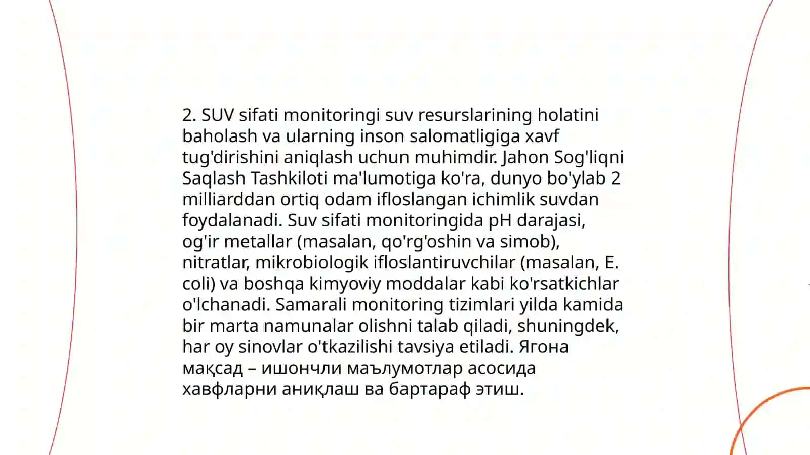 Sugʻoriladigan yerlarda ekologik monitoring 4
