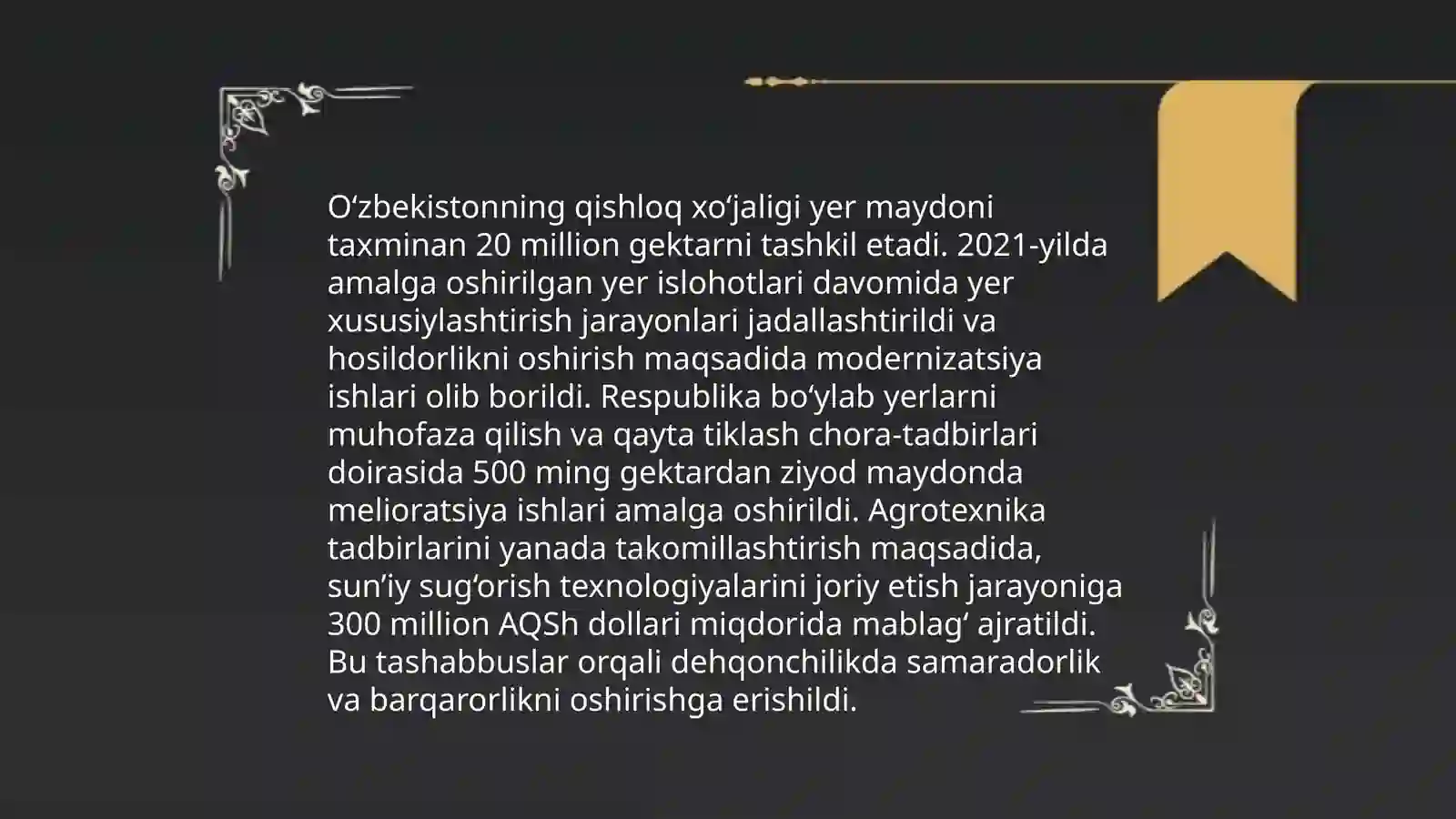 Mustaqillik yillarida qishloq xòjaligi va sanoat sohasidagi o'zgarishlar 4