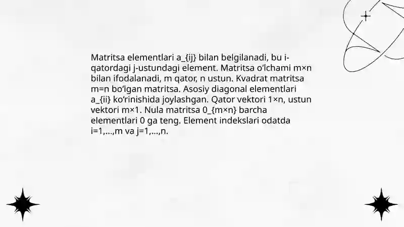 Matritsa va ular ustida amallar 4