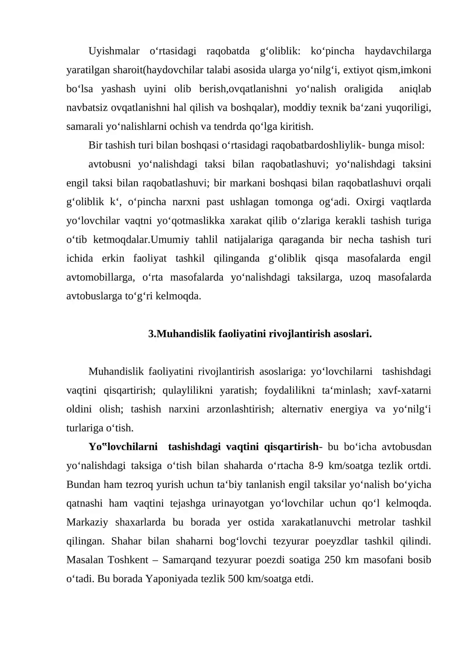 Muhandislik faoliyatni me'yorlashtirish 4