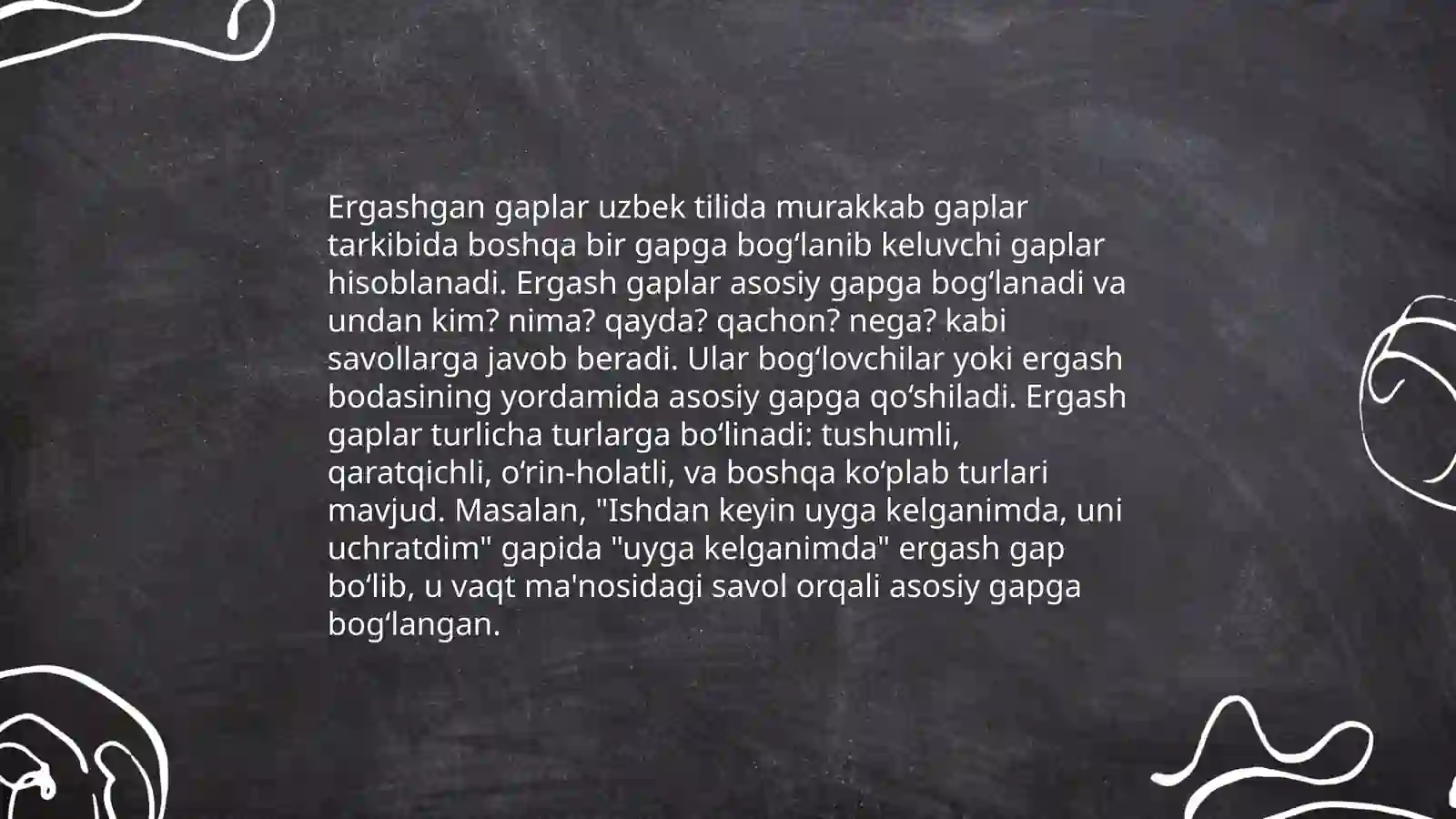 Ergashgan qo'shma gaplar 4