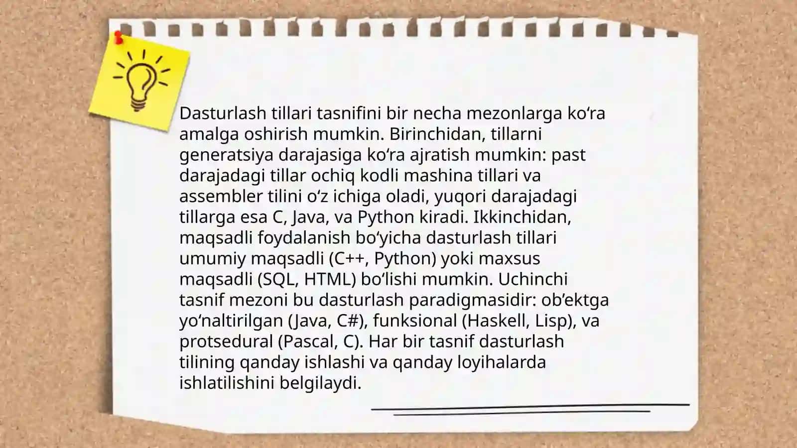 Dasturlash tillari haqida umumiy ma’lumot 4