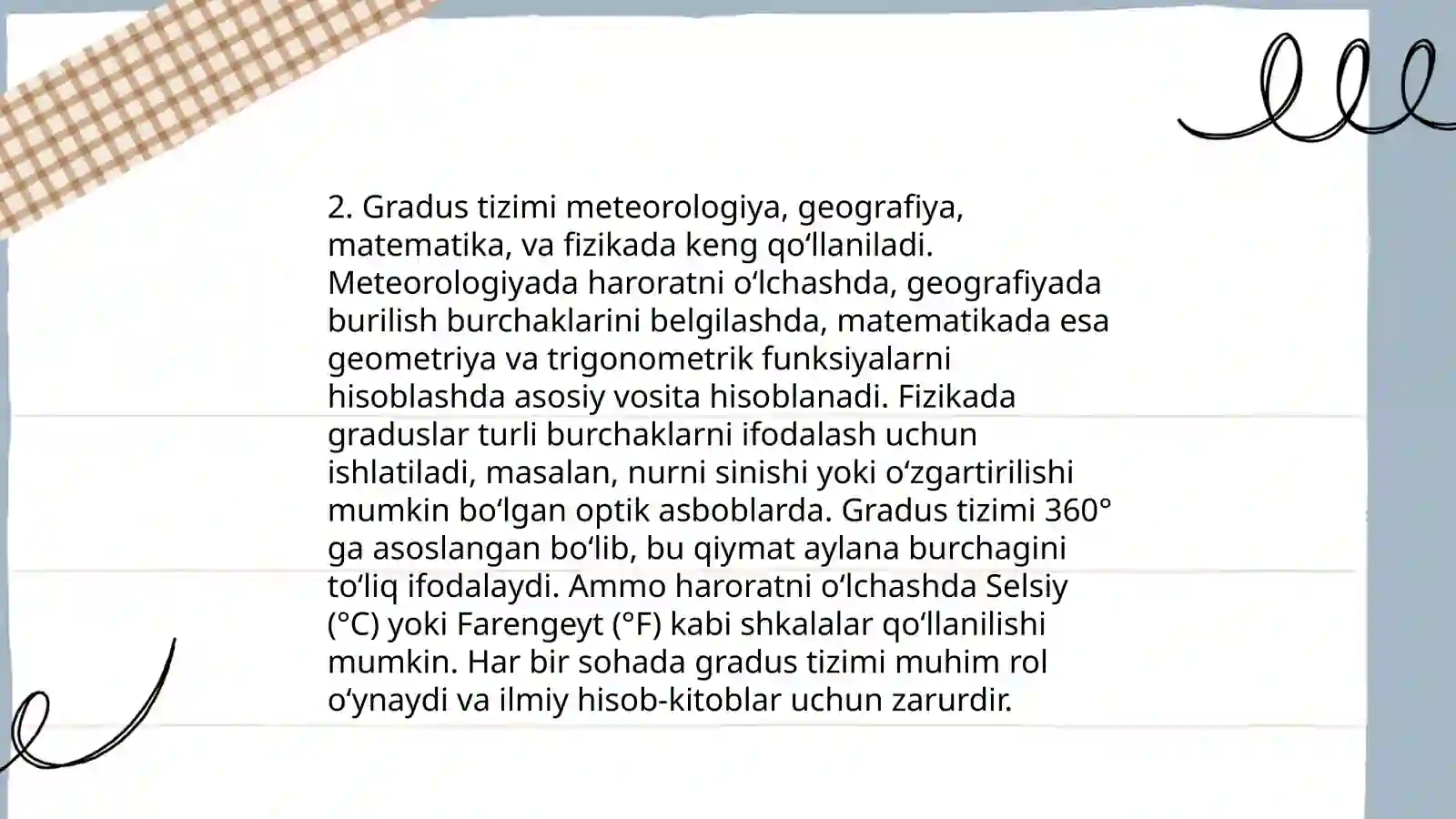 Burchak o‘lchovlari turlari 4