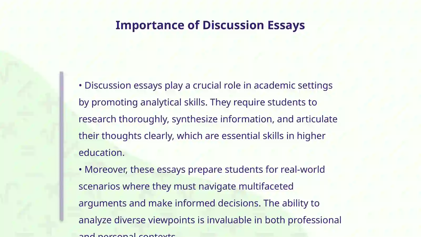 Discussion essay 4
