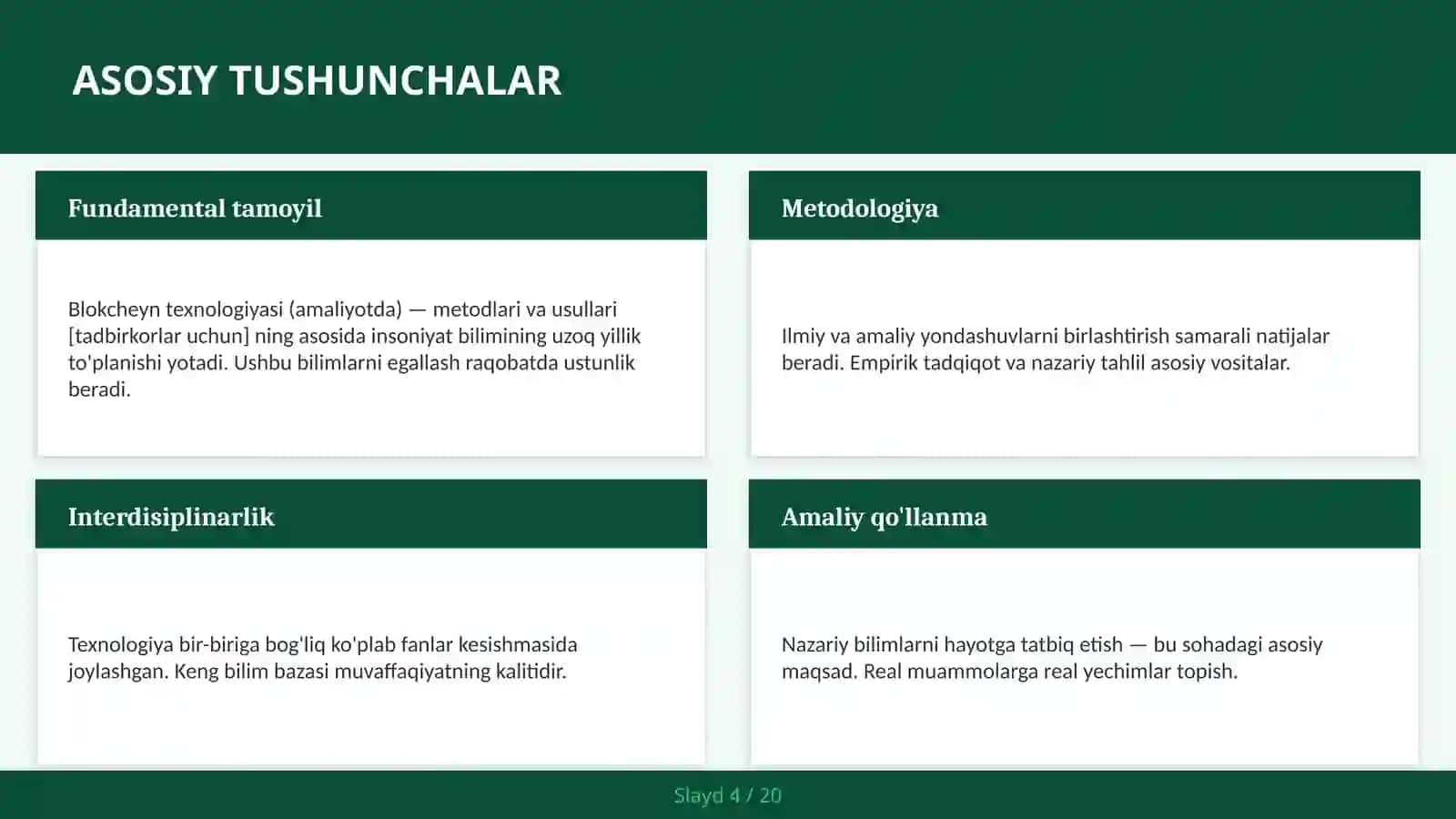 Blokcheyn Texnologiyasi (Amaliyotda) - Metodlari va Usullari [Tadbirkorlar Uchun] 4