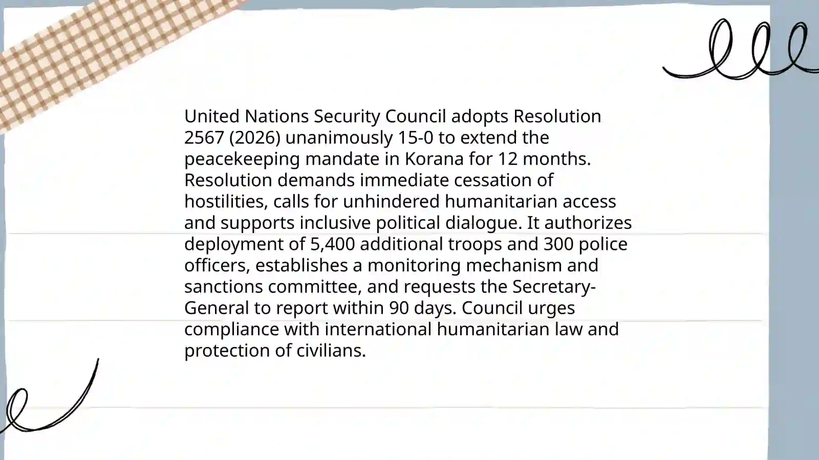 The Basic UN Bodies. Narrative forms 4