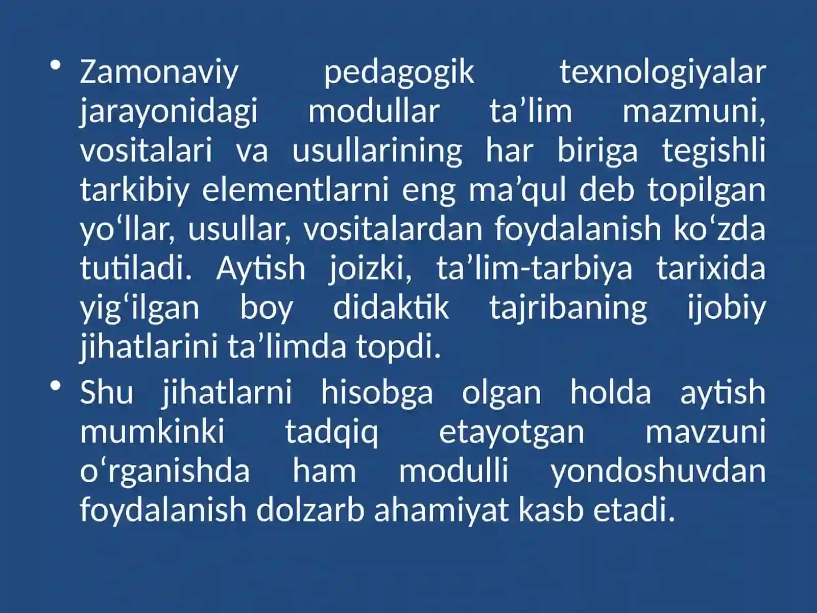 Talabalardarslarinitahliletishprinsiplarivabosqichlari 4
