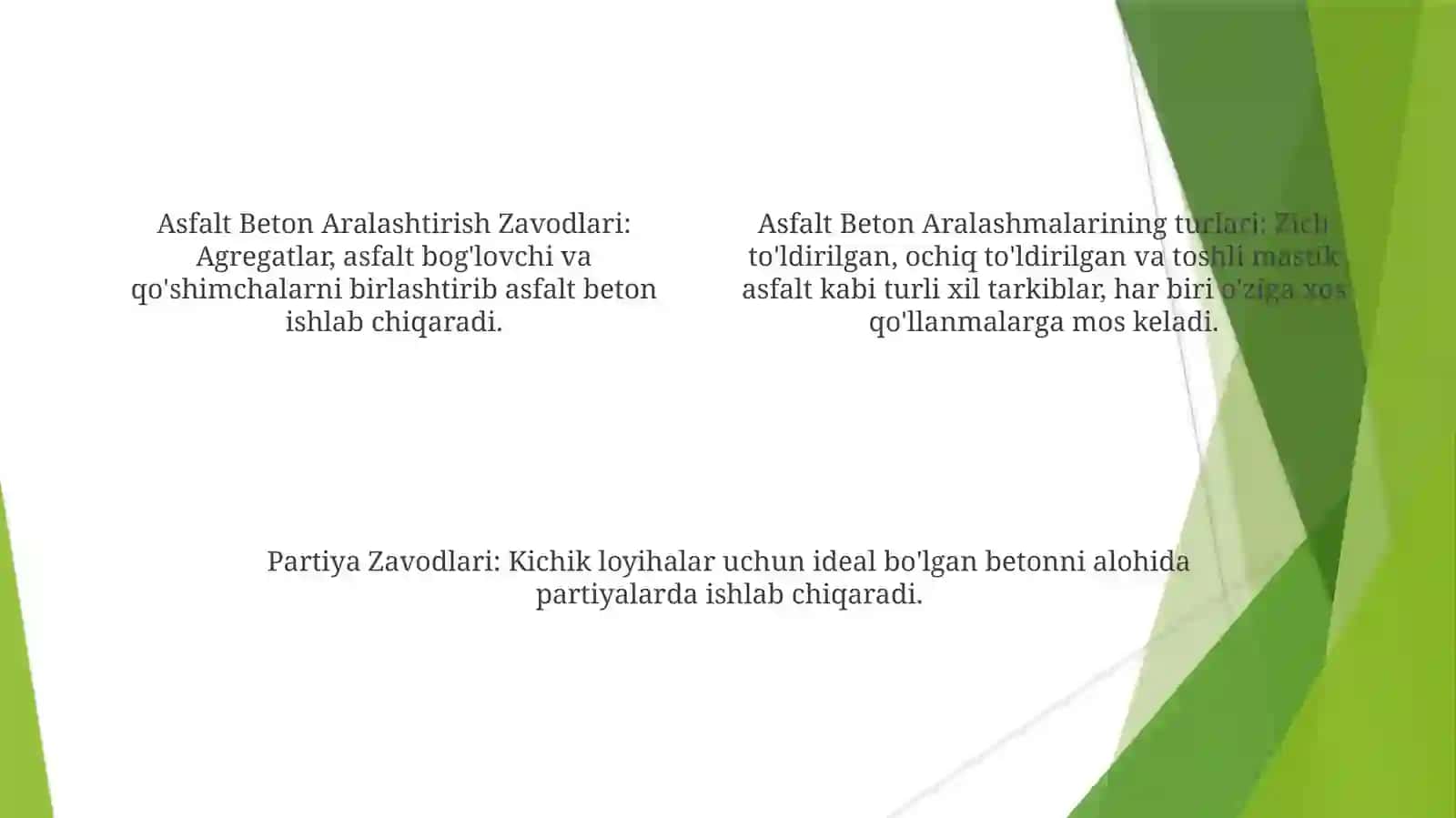 Asfalt beton qorishmasini tayyorlash zavodlari 4